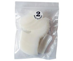 Nehtové tipy zahnuté velikost 2