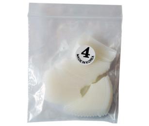 Nehtové tipy zahnuté velikost 4