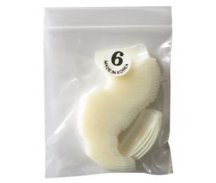 Nehtové tipy zahnuté velikost 6