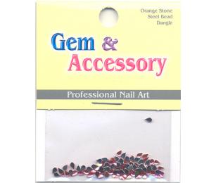 Zdobící kamínky, tvar slzy, barva světle růžová