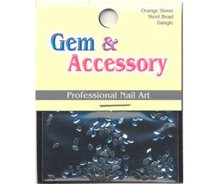 Zdobící kamínky, tvar surfy, barva světle modrá