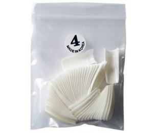 Nehtové tipy na francii velikost 4