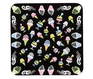 Nehtové obtisky zmrzliny 3D samolepící