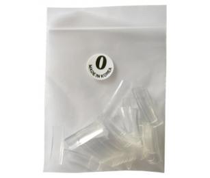 Nehtové tipy transparentní velikost 0