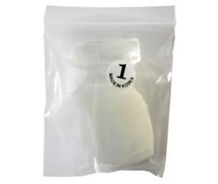 Nehtové tipy transparentní velikost 1