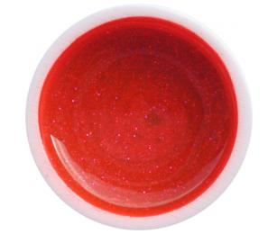 GABRA UV gel - glitterový, odstín červený neon