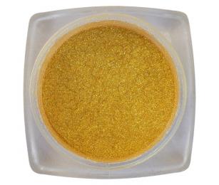 Zalešťovací pigment do UV gelu a GEL laku - zlatý